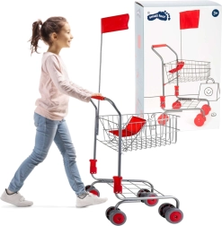 Carrito de la compra infantil SMALL FOOT – plateado