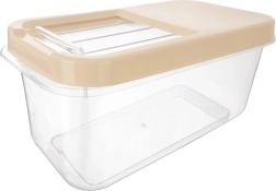 Contenedor beige para alimentos y cápsulas 7,5 l
