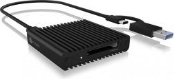 Lector de tarjetas CFexpress con USB 3.2 Gen 2, USB‑C y USB‑A