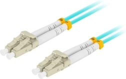 Mm Lc/Upc-Lc/Upc Patchcord óptico dúplex 3,0 mm 3 m Aqua