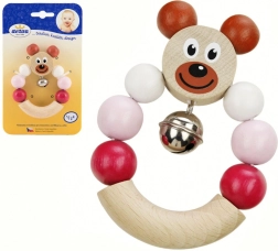 Detoa sonajero oso rosa