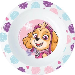 Cuenco de plástico PAW PATROL 16 cm rosa