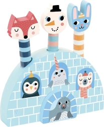 Juego de madera de animalitos Islandia
