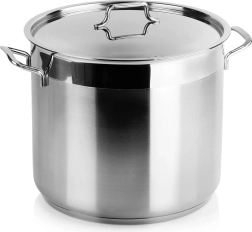 Olla de acero inoxidable con tapa ANETT 28 cm, 14 l