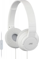 Auriculares on-ear ligeros JVC blancos