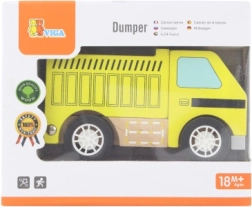 Camión volquete de madera para niños
