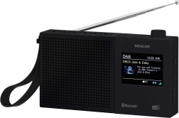 Radio digital DAB+ y FM con RDS, Bluetooth y batería recargable