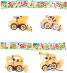 Coche de construcción para niños con tornillos