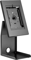 Soporte POS para tablet e impresora fiscal Maclean MC-336, negro