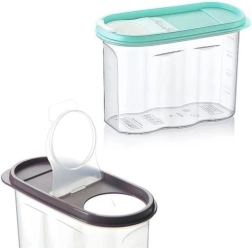 Recipiente para alimentos a granel con dosificador y medidor 1,2 l