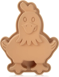 Molde de silicona para hornear con forma de gallina 19,5 × 15 × 4 cm
