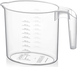 Jarra de plástico con medidor 1 l