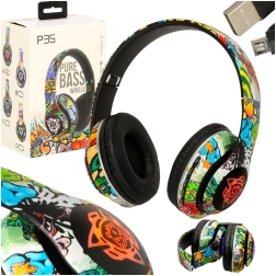 Auriculares inalámbricos de diadema con Bluetooth y retroiluminación RGB