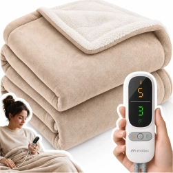 Manta eléctrica calefactable CozyHeat 160 W beige