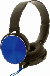 Auriculares estéreo con micrófono Montana negro‑azul