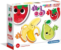 Mis primeros puzles Fruta 4 en 1