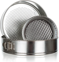 Juego de moldes desmontables para tartas FANTASIA 16/24/28 cm, metal estañado