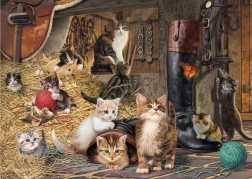 Puzzle Gatos misteriosos 1000 piezas Secret Collection