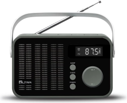 Radio FM portátil con sintonización digital OLIWIA, negro