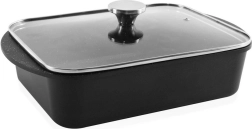 Asadera de granito con tapa GRANDE 4,4 l, 35 × 22,5 cm