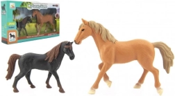 Figuras de plástico caballo y potro Teddies