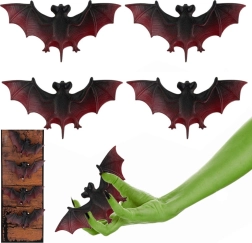 Decoración de Halloween murciélagos set de 4 uds