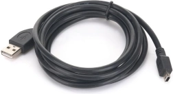 Cable USB A a mini USB 5 pin 2.0 1,8 m negro