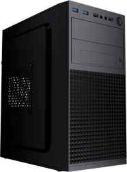 Caja de ordenador Fornax K300 Micro-ATX, 2× USB 3.0 y 2× USB 2.0, negra