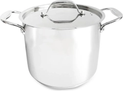 Olla de acero inoxidable con tapa Kitchisimo chef 20 cm, 4,7 l