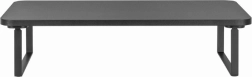 soporte rectangular negro para monitor