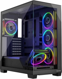 Caja de ordenador Stellar 5F ARGB negra