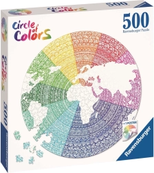 Puzzle Ravensburger Mandala círculo de colores 500 piezas