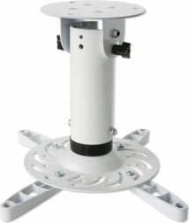 Soporte de techo para proyector 20 cm blanco