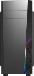 Caja de PC T8 ATX Mid Tower con ventilador de 120 mm y RGB