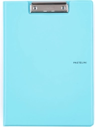 Carpeta plástica doble A4 Pastelini azul