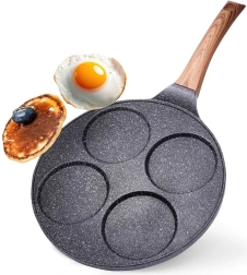 Sartén de granito para huevos con 4 cavidades BLACK&WOOD 26 cm