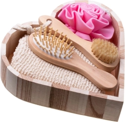 Cesta de spa para regalo – set de baño y masaje de 4 piezas
