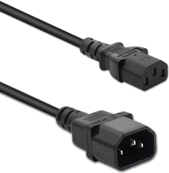 Cable de alimentación para UPS IEC C13/C14 3×1,0 mm² 1,5 m