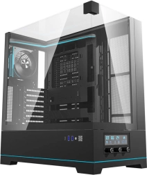 Caja de ordenador Darkflash DY450 PRO con ventilador negra