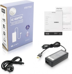 Cargador / adaptador de alimentación 20 V 3,25 A con conector rectangular 11,0 × 4,5 mm (Yoga) – Lenovo 65 W