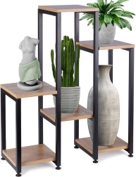 Soporte metálico para flores de 6 niveles 80 cm