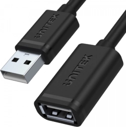Cable alargador USB 2.0 A–A (macho–hembra) 0,5 m UNITEK