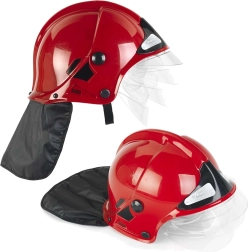 Casco de bombero infantil con visera abatible MSA – rojo