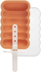 Molde de silicona para helados tipo polo con tapa