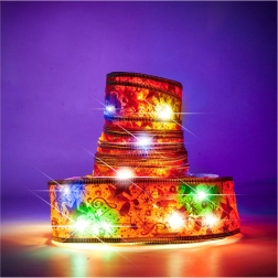 Cinta LED decorativa 10 m, 100 LED a pilas – Multicolor