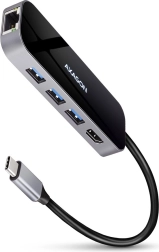 Hub USB multipuerto 6 en 1, 5Gbps