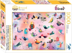 Rompecabezas Brain Tree pájaros de cuento de hadas 1000 piezas