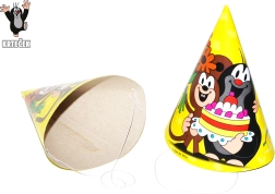 Gorritos de fiesta con el motivo del Topo y sus amigos