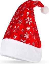 Gorro navideño de Papá Noel con pompón de 43 cm