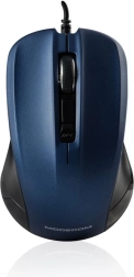 Modecom MC-M9.1 ratón óptico con cable negro-azul